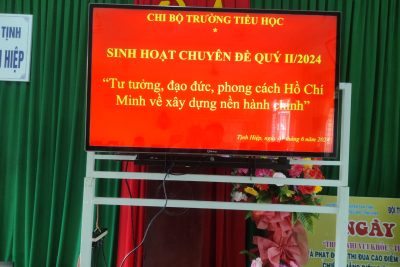 SINH HOẠT CHI BỘ QUÝ II/2024